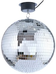 Дискошар зеркальный 30см, с мотором, шнур 2м, SYJMQ-0423003