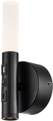 Светильник настенный Freya Vela FR5342WL-L3B Черный 2/3000К/3Вт/USB Type-C