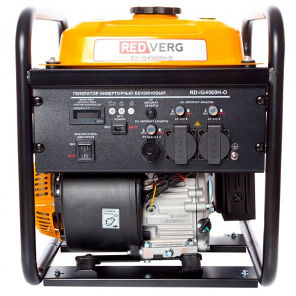 Генератор бензиновый инверторный RedVerg RD-IG4500H-O 4500/4200Вт 220В ручной стартер