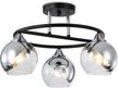 Люстра на штанге TR303018/3 BK/CH/SM черный/хром/дымчатый E27/3 max 60W D450х250