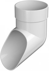 Слив трубы ТН ОПТИМА белый