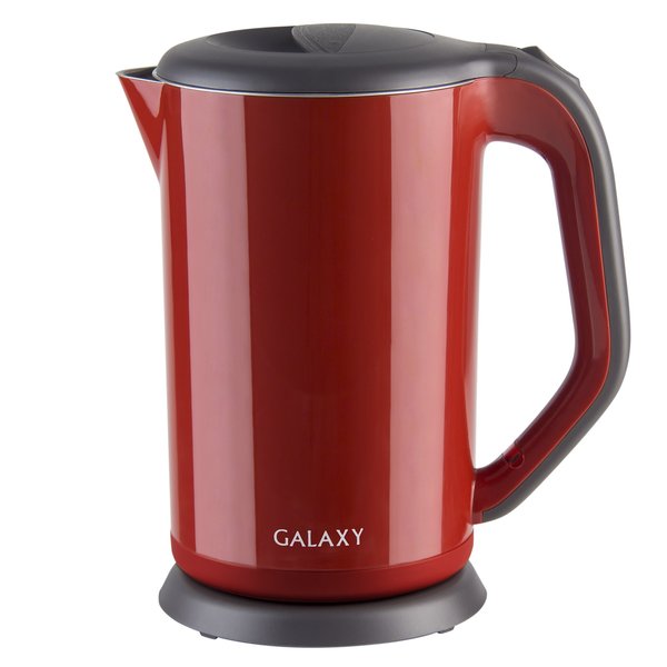 Чайник электрический Galaxy GL0318 2000Вт 1,7л нерж.сталь, красный