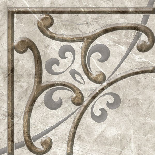 Декор напольный Petra 41,8х41,8см коричневый шт(DFU03PET004)