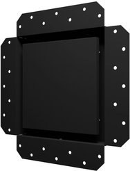 Решетка вентиляционная скрытого монтажа SGR 200х200 окраш.сталь Matt black ERA