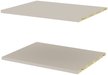 Полка д/шкафа Рум 46,8х1,6х38,4см ЛДСП Кашемир 2шт