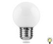 Лампа светодиодная Feron LB-37 1W E27 2700K G45 декоративная