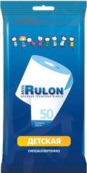 Бумага туалетная Mon Rulon влажная 50шт детская