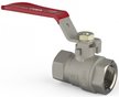 Кран латунный шаровый V&G 1/2" внутренняя-внутренняя резьба, ручка рычаг