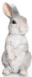 Фигура садовая Зайчонок h22см U09088-Gray 