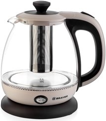 Чайник электрический Brayer BR1046 1100 Вт 1л стекло, функция заваривания