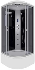 Кабина душевая NG-3519-14/NG-2509-14F (1000х1000х2150) стекло ТОНИРОВАННОЕ 4 места