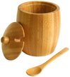 Солонка Oriental Way 10х13см с ложкой, бамбук