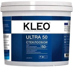 Клей КЛЕО Ultra для стеклообоев и флизелиновых обоев, ведро10кг