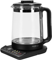 Чайник электрический RED solution Colorsense KG1330D 2000Вт 2л стекло, черный