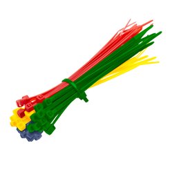 Хомут duwi нейлон 150x2.5мм разноцветный 25шт