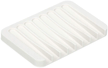 Подставка д/губки, мыла 11,5х8см сток д/воды, белый, силикон