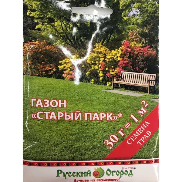 Семена газона Русский огород Старый парк 30г