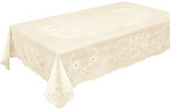 Скатерть прямоугольная Niklen 137х180см бежевый, ПВХ