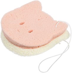 Губка Банные штучки 9,5х9х4см Котенок с экстрактом тофу