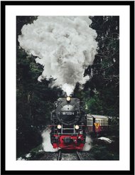 Постер 30х40 Паровоз из Гарца