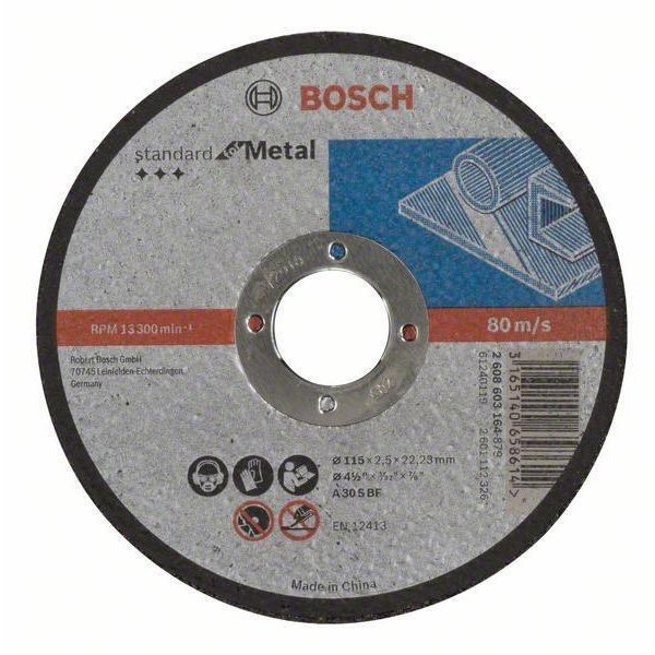 Круг отрезной по металлу прямой Bosch SfM 115х2,5х22мм