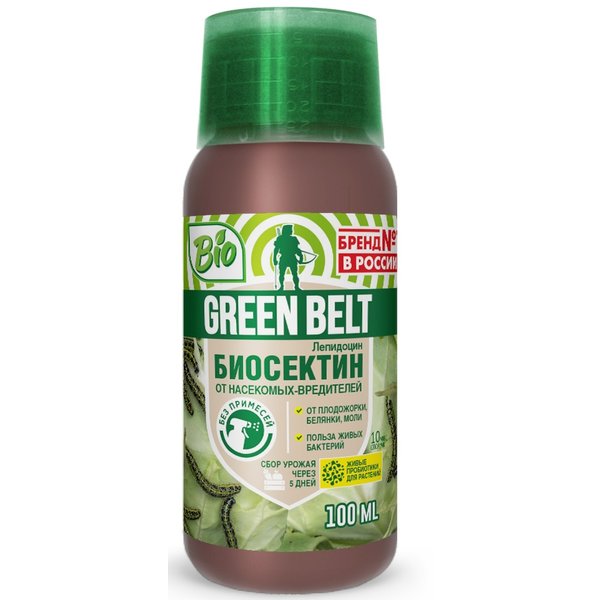 Средство защиты GREEN BELT Биосектин от насекомых-вредителей 100мл
