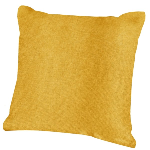 Подушка декоративная Канвас 40х40см желтый
