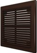Решетка вентиляционная вытяжная АБС 249х249,коричневая