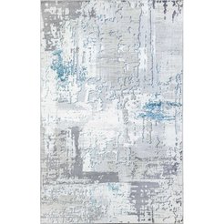 Ковер Melissa L.GREY.P.TURQUOISE 5644A 1,0х2,0м