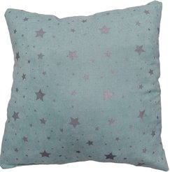 Подушка Звёзды 40х40см ментоловый