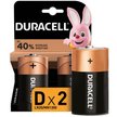 Батарейка алкалиновая Duracell D/LR20 2шт