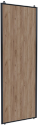 Дверь-купе 2455х604мм Дуб крафт табачный/черный муар (высота проема 2500)