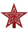 Верхушка на елку Звезда красная 20х19х2см 90618 Верхушка на елку Звезда красная 20х19х2см 90618
