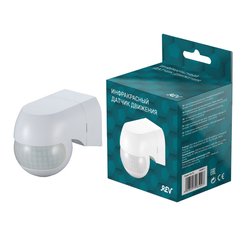 Датчик движения Rev DD-3 Mini-IP44 180° настенный белый IP44