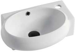 Раковина ALCORA Cava 42 (левый) с отверстием под смеситель 