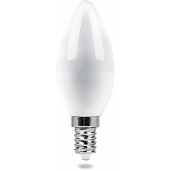 Лампа светодиодная Feron 5Вт Е14 свеча 2700К свет теплый