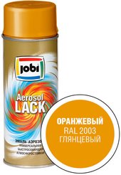 Эмаль JOBI аэрозольная глянцевая оранжевая 400мл