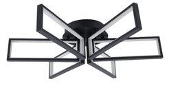 Люстра управляемая светодиодная MALDI 120W 6S-APP-650x150-BLACK/WHITE-220-IP20