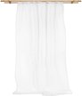 Штора готовая тюль 145х260см Organza белый