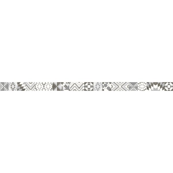 Бордюр настенный Scandi 3х60см серый шт(BWU61SCA017)