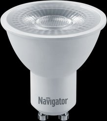 Лампа светодиодная Navigator 7Вт GU10 4000К свет нейтральный белый призма