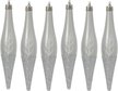 Набор украшений Сосульки 6шт 14,5см, серый, SYQD1-0125314