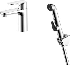 Смеситель для раковины AQUATEK НИКА AQ1812CR с гигиеническим душем
