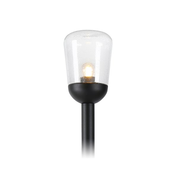 Светильник уличный ландшафтный столб Ambrella light ST2092 BK/CL IP54 E27 черный/прозрачный 