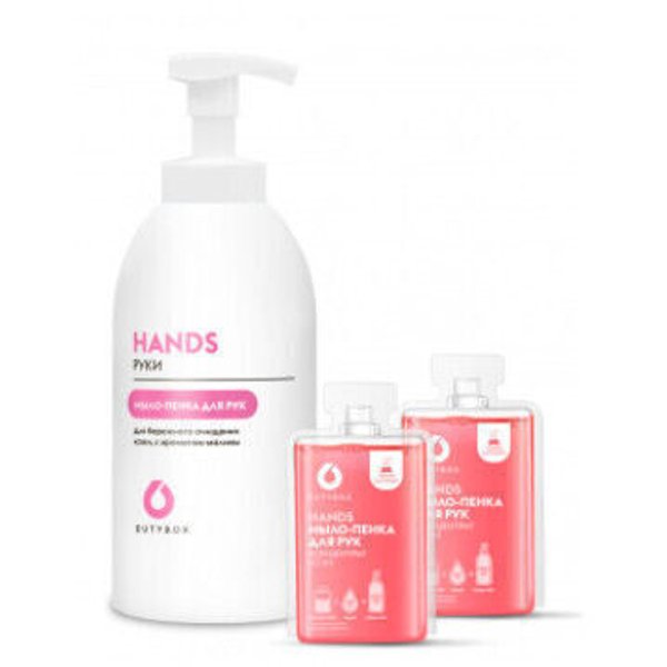 Сет д/мытья рук DUTY BOX Hands бутыль+средство 50мл 2шт,концентрат,д/пенного дозатора,шалфей-мята