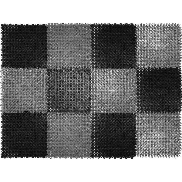 Коврик Травка Vortex 42x56см черно-серый
