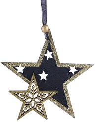 Украшение из дерева Звезда 12см SYMZPA-442121