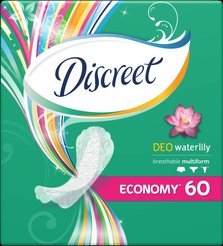 Прокладки ежедневные Discreet 60шт Dео Водяная лилия