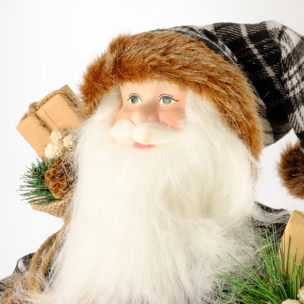 Фигура Дед Мороз с подарком 45см, SYSDLRA-1423016