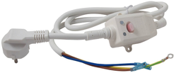 Шнур электрический с вилкой и УЗО для водонагревателя